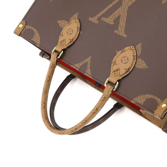 Louis Vuitton Giant Monogram Onthego MM Tote Shoulder Bag - Picture 5 of 9